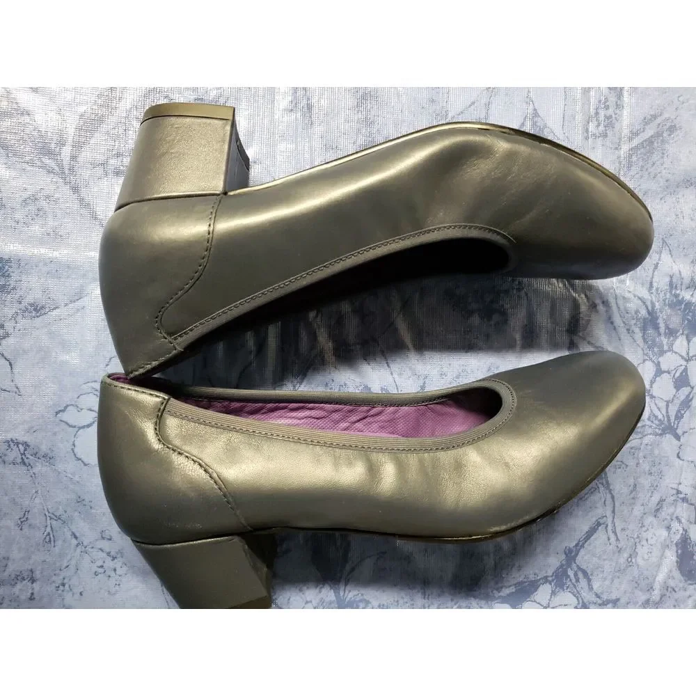 David Tate Women's Supreme leather Pump,Navy,7 M‎ US